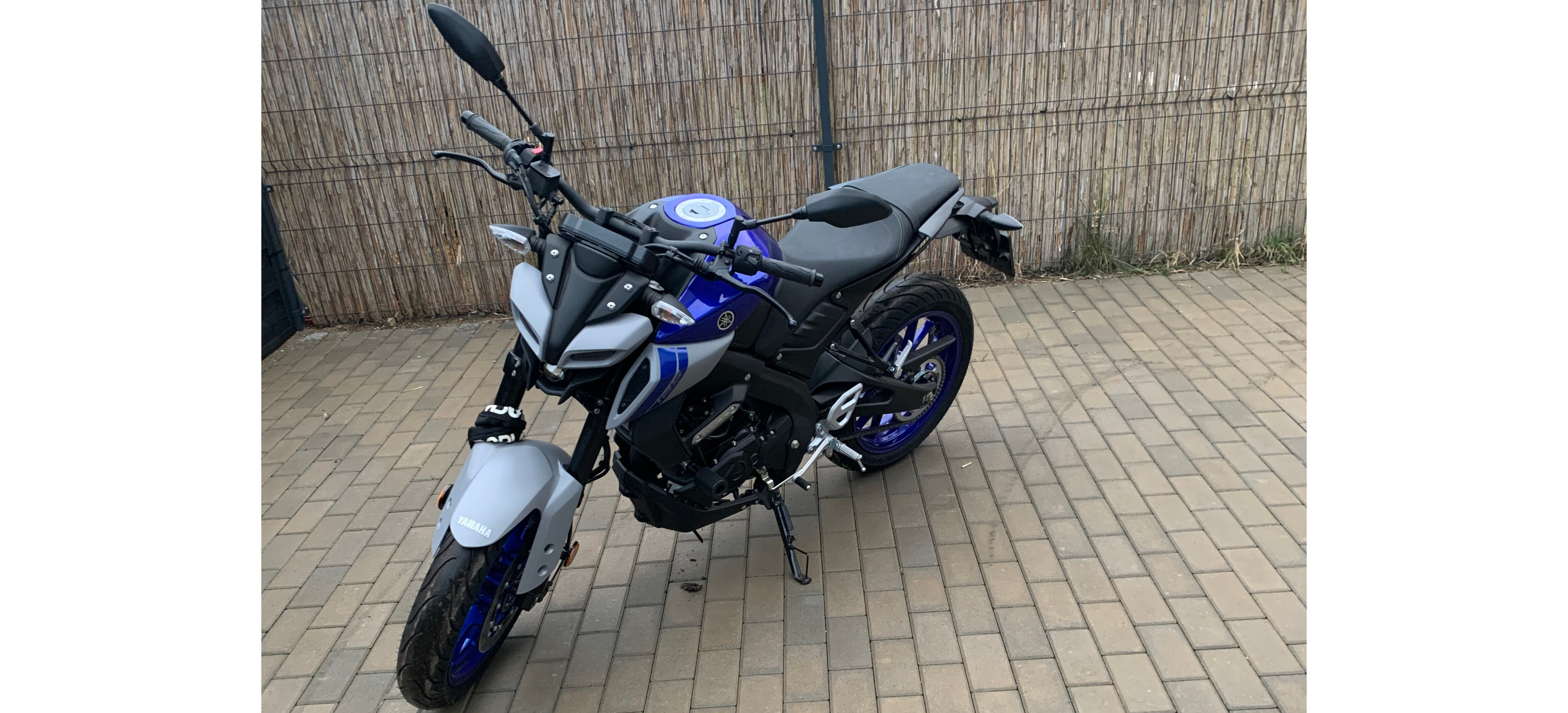 Yamaha MT125 niebieska z floty WypozyczMotoGolus